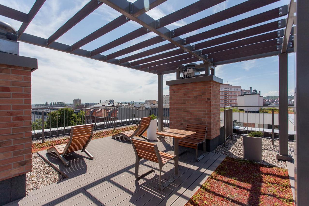 Gdansk, Dlugie Ogrody 18 - Rooftop Terrace, Parking Eksteriør bilde